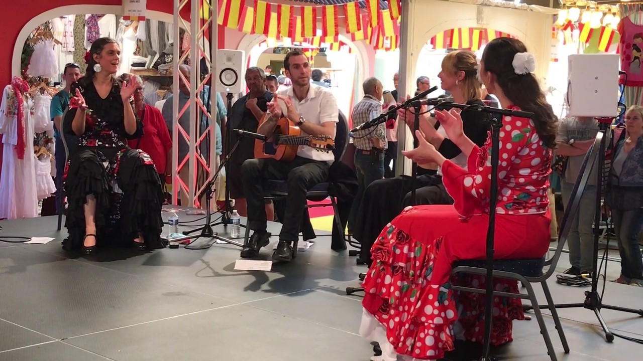 Duende flamenco flamencura a la foire comtoise mai 2019 guitare et palmas 3