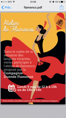 Ateliers flamenco lycee condorcet belfort