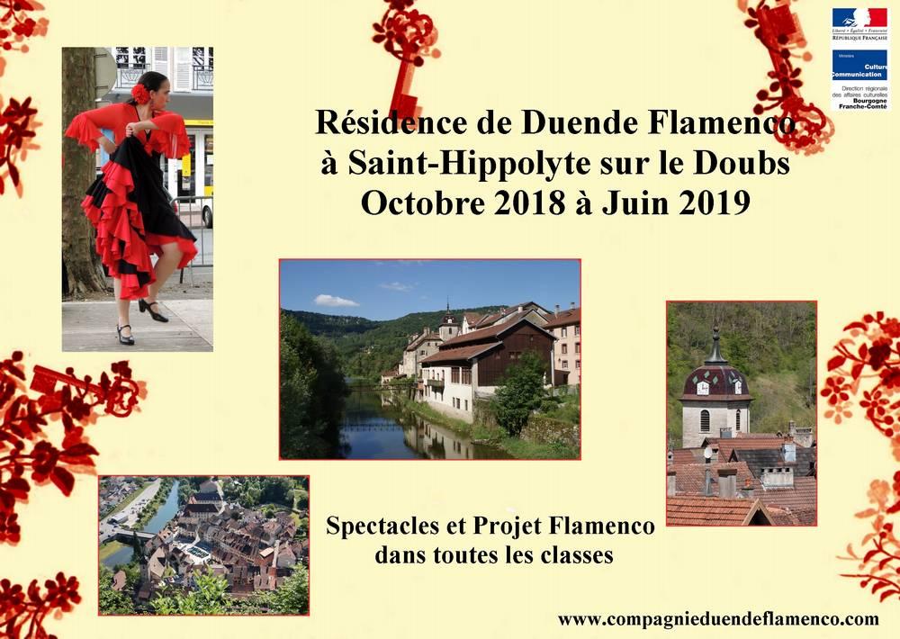 Residence duende flamenco a st hippolyte sur le doubs 2018 2019 comp