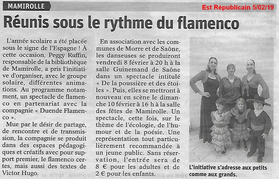 Article est rep 050219 projet plateau mamirolle duende flamenco comp 1