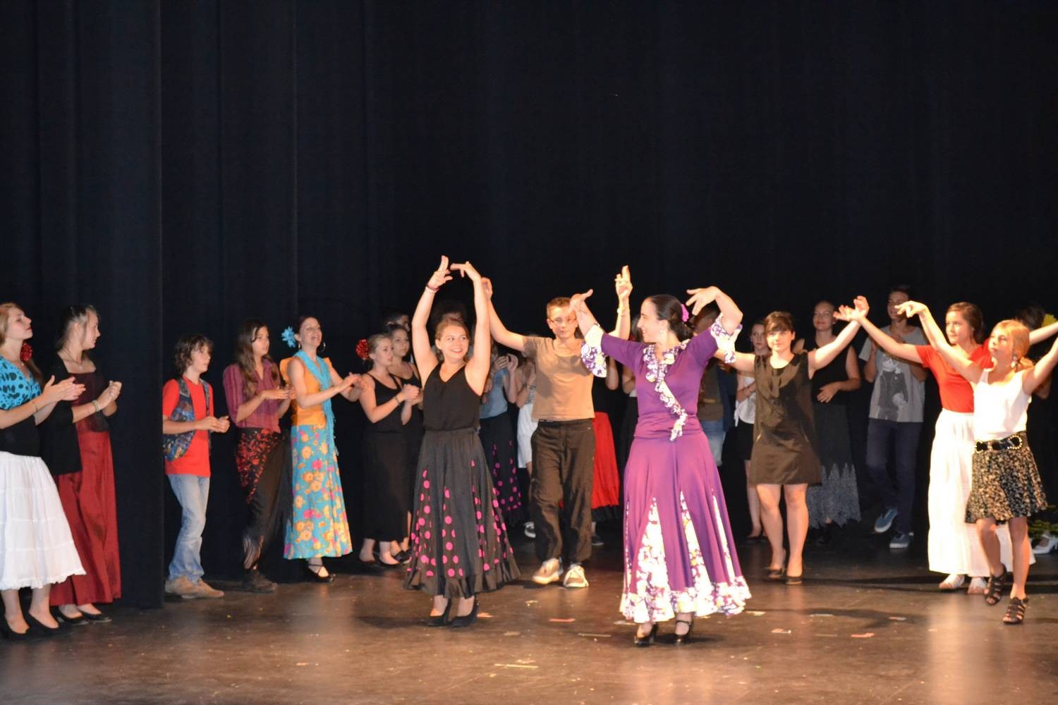 Ateliers flamenco au college de fraisans duende flamenco 2