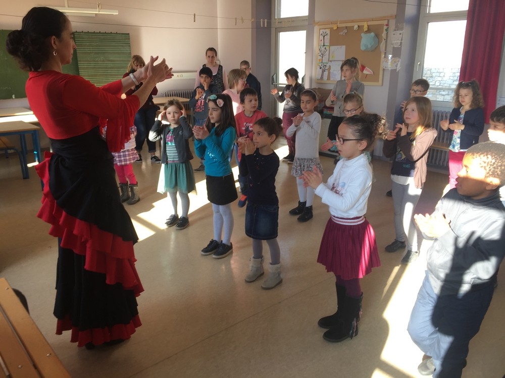 Classe cp et clex ecole fanart parcours culturel 2018 duende flamenco