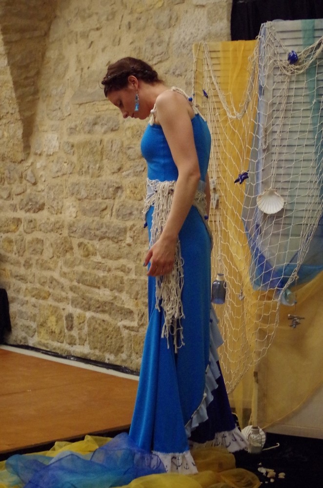 Jeune fille mer et plume de v hugo duende flamenco4 1