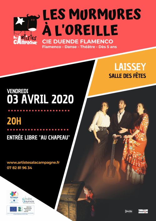 Affiche artistes campagne duende flamenco 3 avril 2020 a laissey