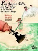 Affiche web la jeune fille de la mer et la plume de v hugo