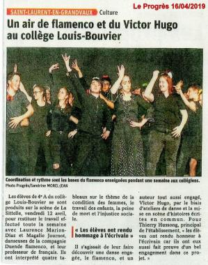 Article le progres residence college bouvier st laurent 160419 web